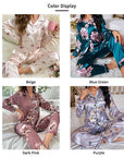 Women's Floral Print Pajamas Set